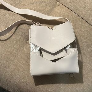 White Pixie Mood Bag w/ Wristlet